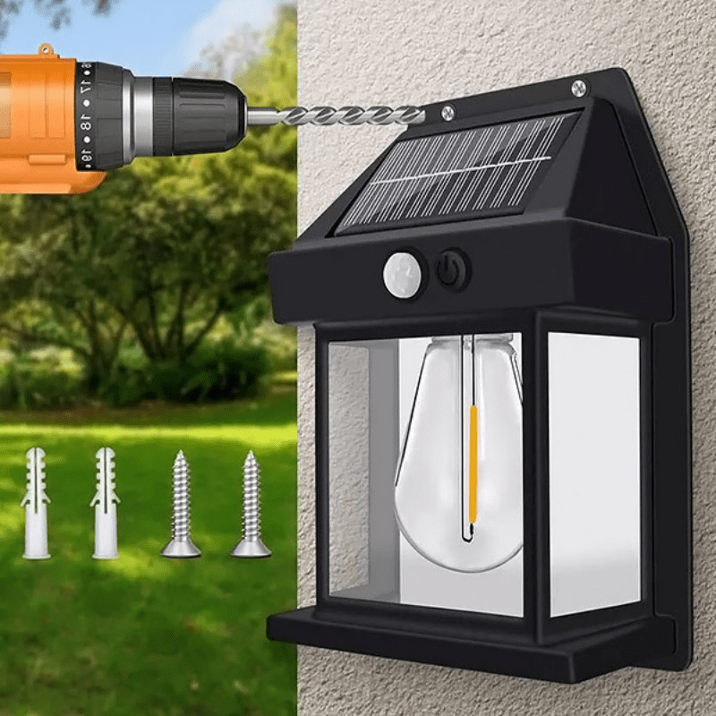 Ampoule murale solaire intelligente