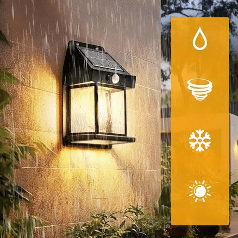 Ampoule murale solaire intelligente