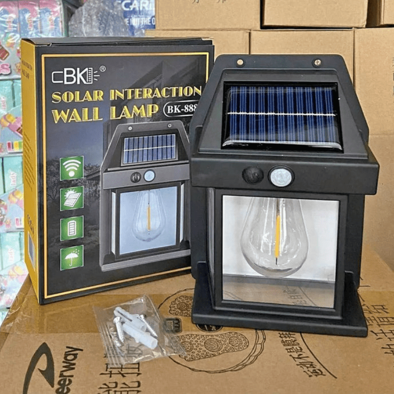 Ampoule murale solaire intelligente